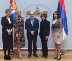 26. новембар 2021. Делегације Одбора за културу и информисање Народне скупштине и Одбора за културу Парламента Грузије 
